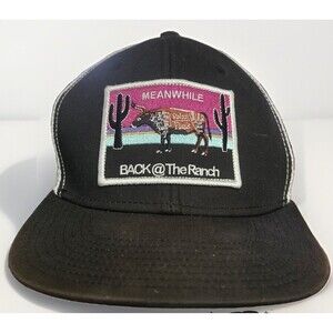 Justin Boot Co. Meanwhile Back @ The Ranch Mesh Trucker SnapBack Hat Cap